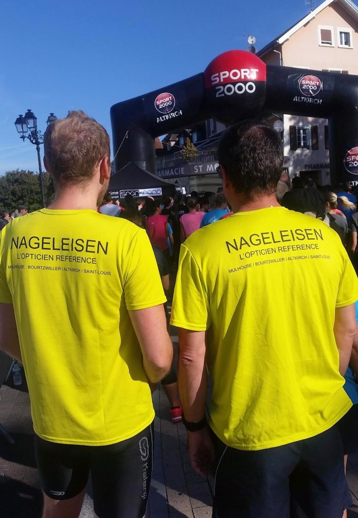 L'équipe Nageleisen à l'Altkirch Trail Urbain 2018